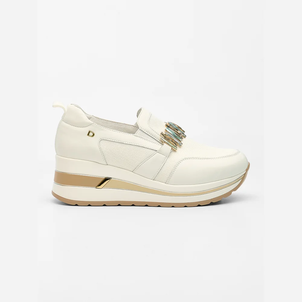 Φωτογραφία προϊόντος: Donna Serena Sneakers Γυναικείο δέρμα/ύφασμα Άσπρο DSE/6039 BIANCO