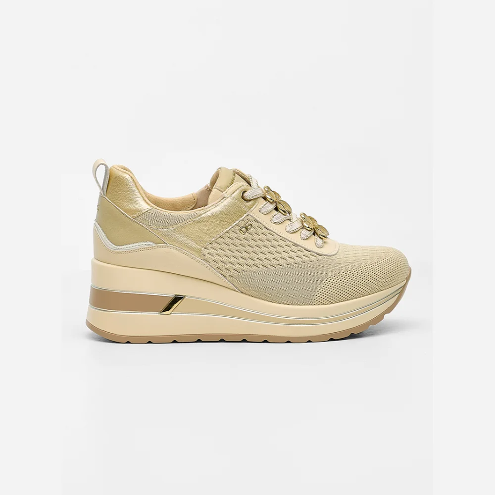 Φωτογραφία προϊόντος: Donna Serena Sneakers Γυναικείο Δέρμα/Άλλα Υλικά Μπεζ DSE/6037 BEIGE