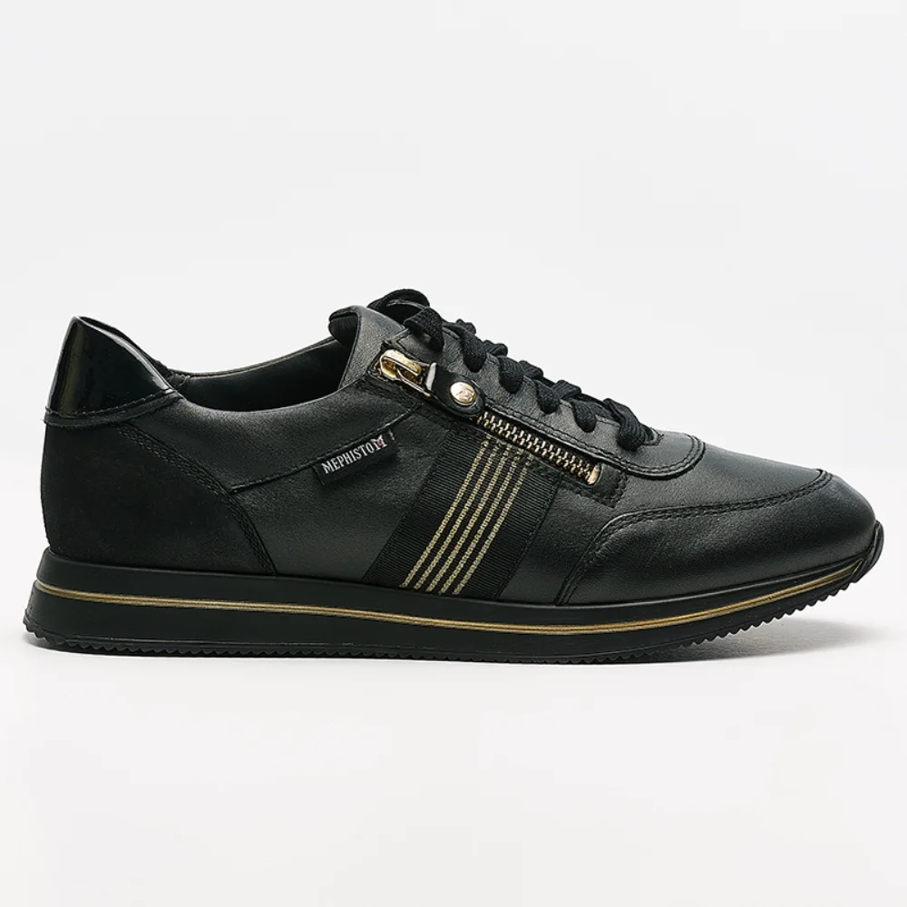 Φωτογραφία προϊόντος: Mephisto Sneakers Γυναικείο δέρμα Μαύρο MEP/LUCILLE BLACK