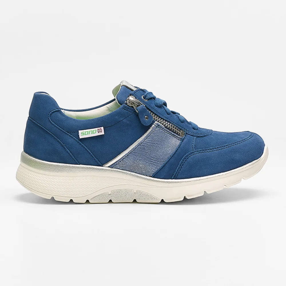 Φωτογραφία προϊόντος: MEPHISTO SANO Mephisto/Sano Sneakers Γυναικείο δέρμα/δέρμα Nubuck Μπλέ SAN/IZAE-S DENIM