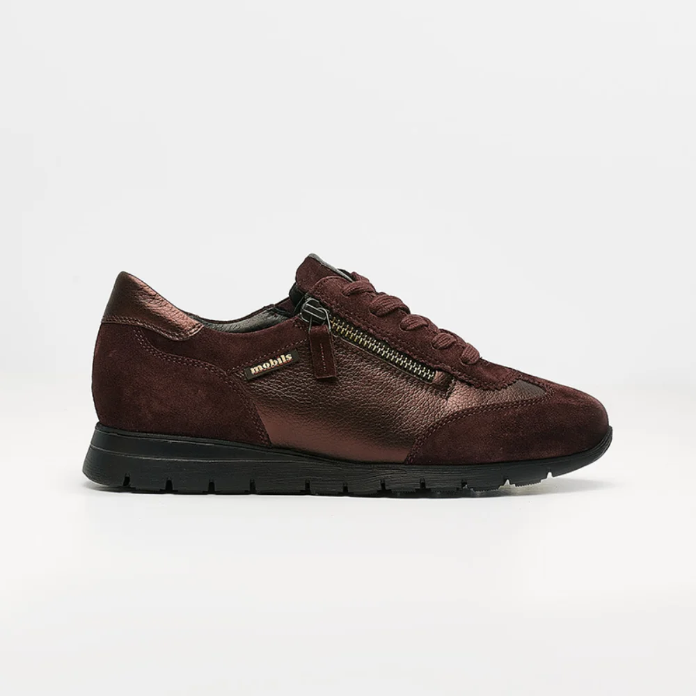 Φωτογραφία προϊόντος: Mephisto Sneakers Γυναικείο δέρμα/δέρμα Nubuck Μπορντώ MEP/DONIA PLUM