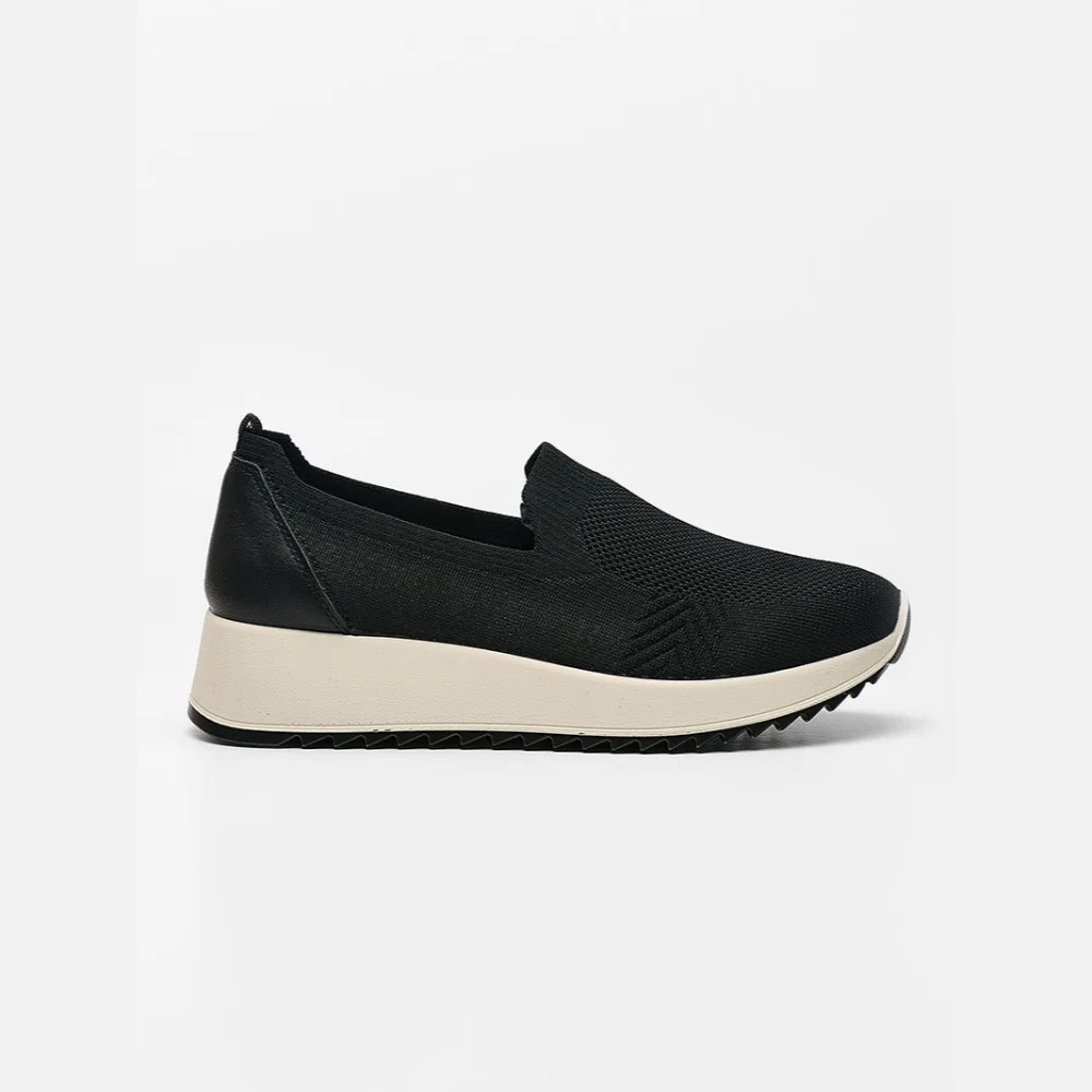 Φωτογραφία προϊόντος: Imac Sneakers Γυναικείο ύφασμα/δέρμα Μαύρο IMA/756900 NERO