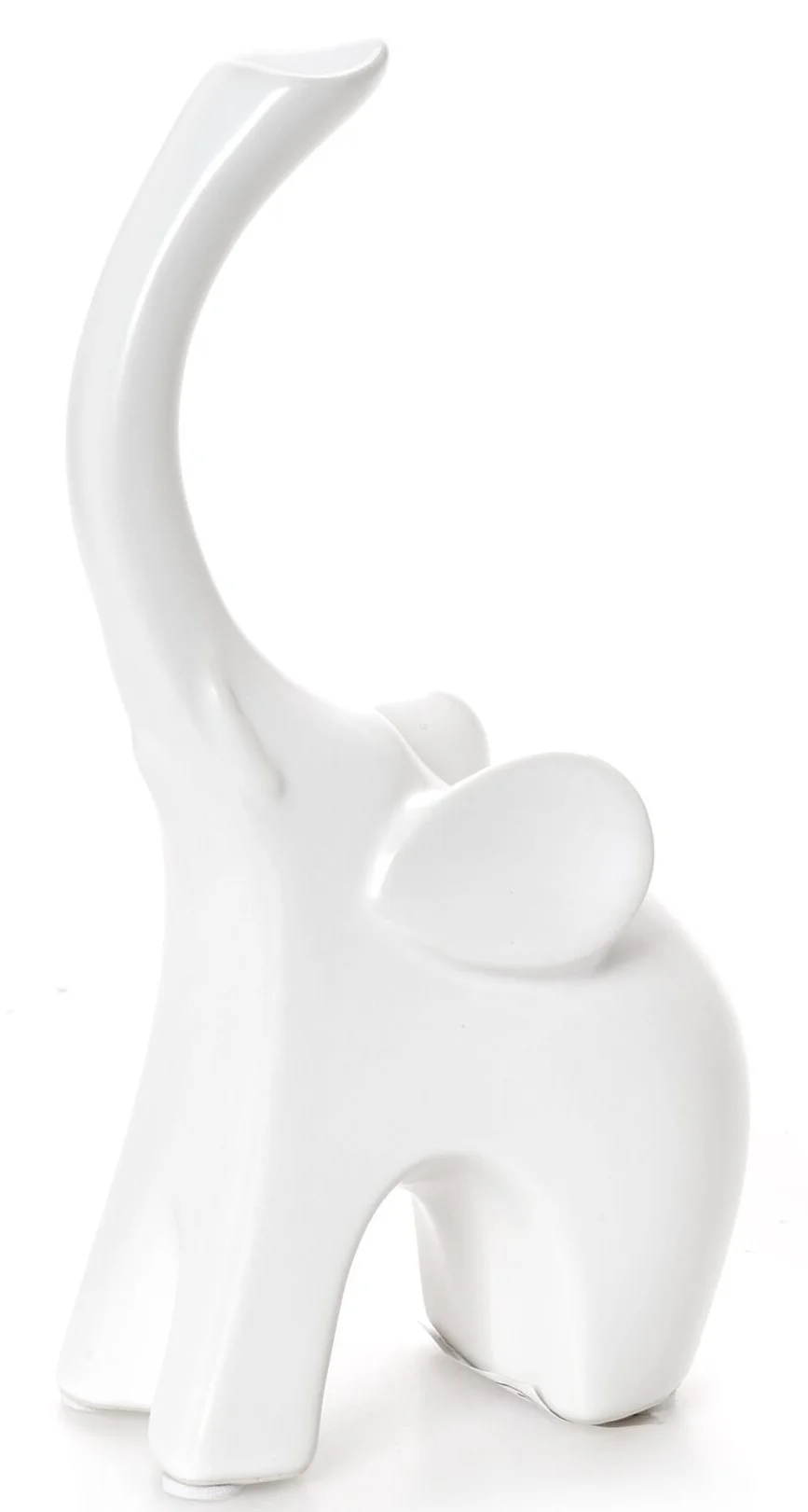 Φωτογραφία προϊόντος: HOME FASHION ACCESSORIES HFA Διακοσμητική Φιγούρα Ελέφαντας Κεραμικός Mignon White Matte 18cm