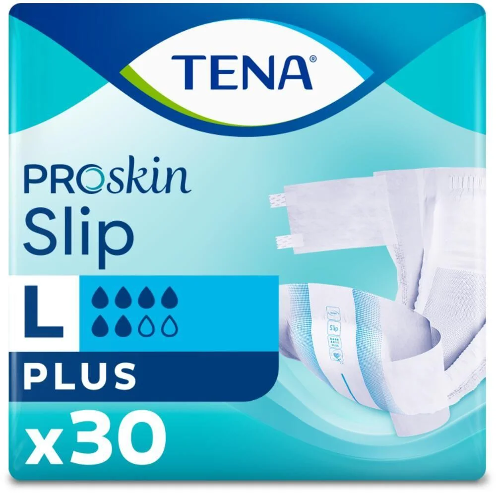 Φωτογραφία προϊόντος: Tena Πάνες Ενηλίκων Proskin Slip Plus Large (92-144εκ) 30τεμ