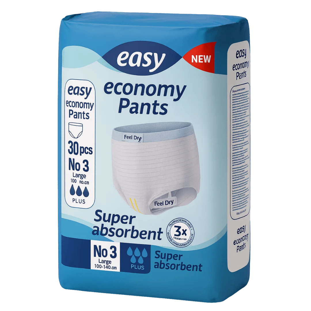 Φωτογραφία προϊόντος: Πανα βρακακι easy pants Plus Large 30 τεμαχιων