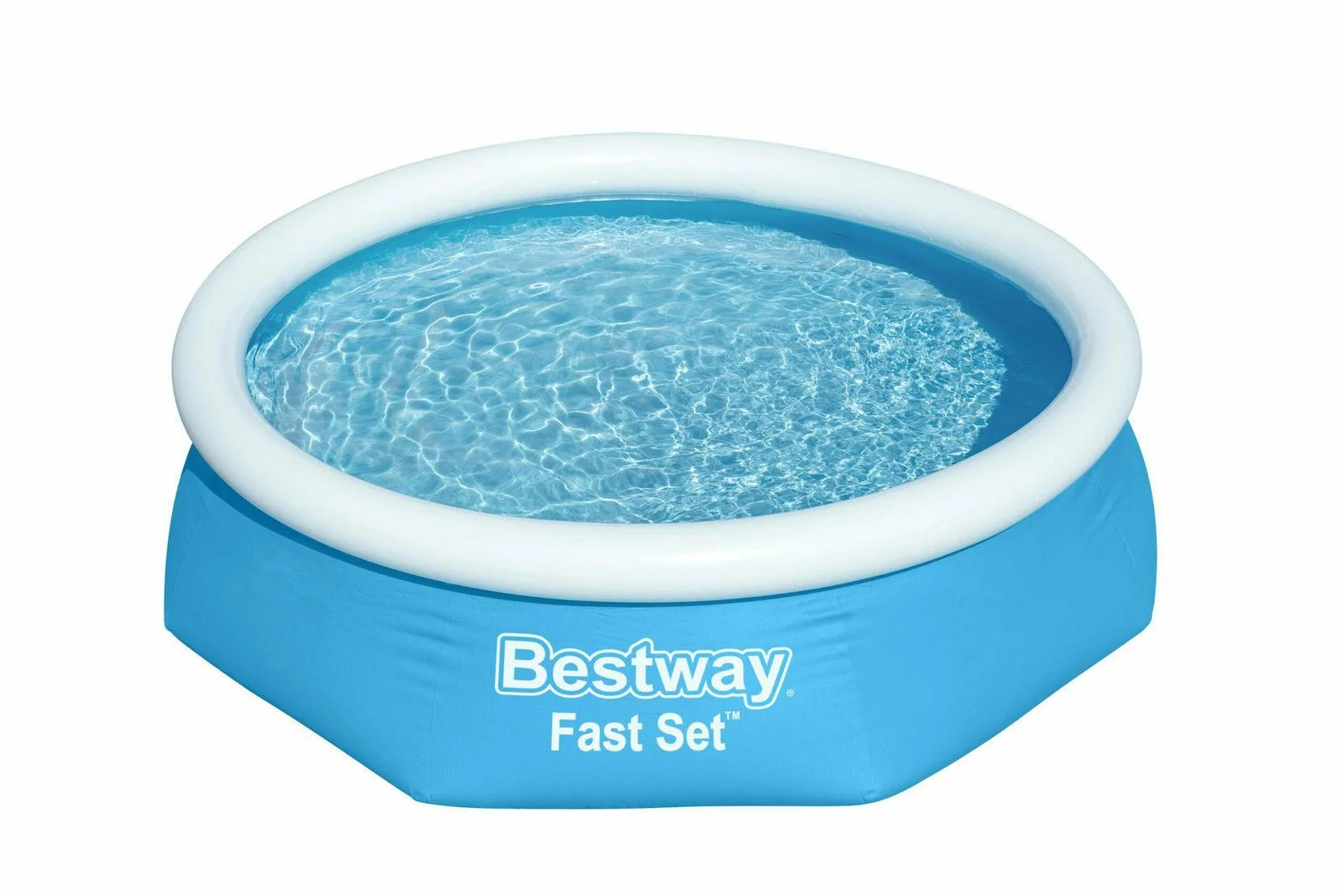 Φωτογραφία προϊόντος: OEM Bestway Στρογγυλή Φουσκωτή Πισίνα 244x244x61εκ. Fast Set Μπλε (57448)