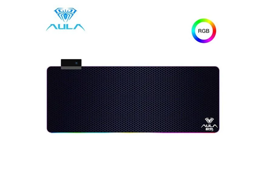 Φωτογραφία προϊόντος: Aula F-X5 gaming mousepad XXL, 80x30cm,RGB φωτισμός, μαύρο
