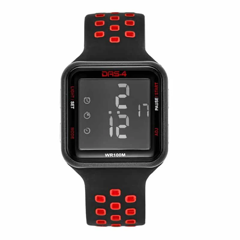 Φωτογραφία προϊόντος: Das-4 Ρολόι Smartwatch DAS.4 LCD LD18 Black - Red