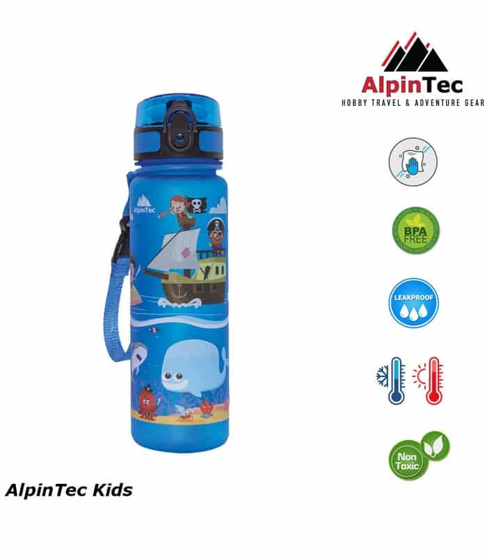 Φωτογραφία προϊόντος: AlpinTec - AlpinPro Παγούρι Alpintec Kids 500ml Blue Pirates
