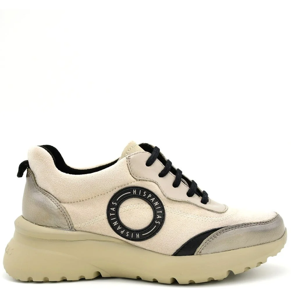 Φωτογραφία προϊόντος: Sneakers Γυναικεία Hispanitas HI233034 Polinesia σε δέρμα taupe-ivory