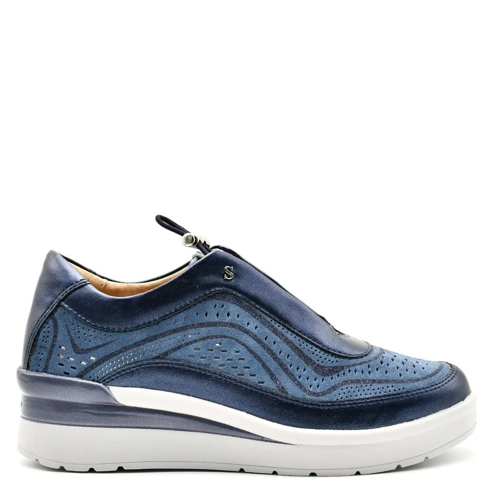 Φωτογραφία προϊόντος: Sneakers Γυναικεία Stonefly 221039 0M5 Cream 38 σε δέρμα μπλε