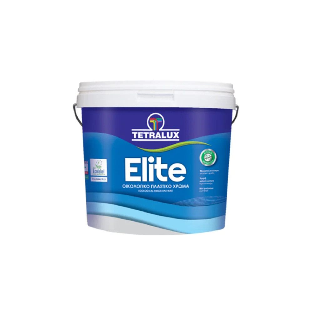 Φωτογραφία προϊόντος: Tetralux Elite Κορυφαίο Πλαστικό Οικολογικό Χρώμα Λευκό Ματ 10 lt