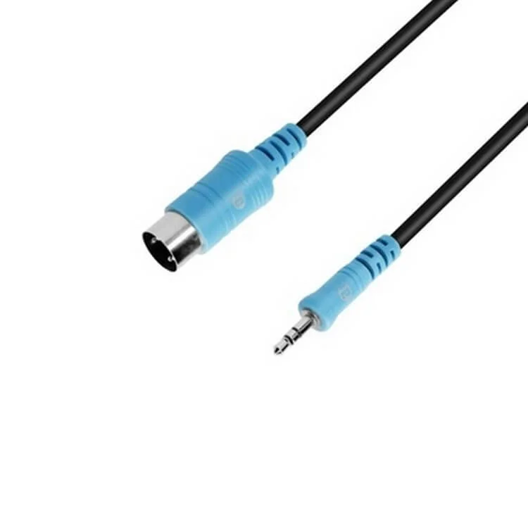 Φωτογραφία προϊόντος: Adam Hall K3BWMIDI0090 3Star Series Καλώδιο MIDI - 1/8 TRS Jack 0.90m Μαύρο