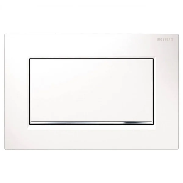 Φωτογραφία προϊόντος: Geberit Sigma 30 Single Flush 115.893.JT.1 Πλακέτα Ενεργοποίησης Λευκό Ματ / Γυαλιστερό / Λευκό Ματ