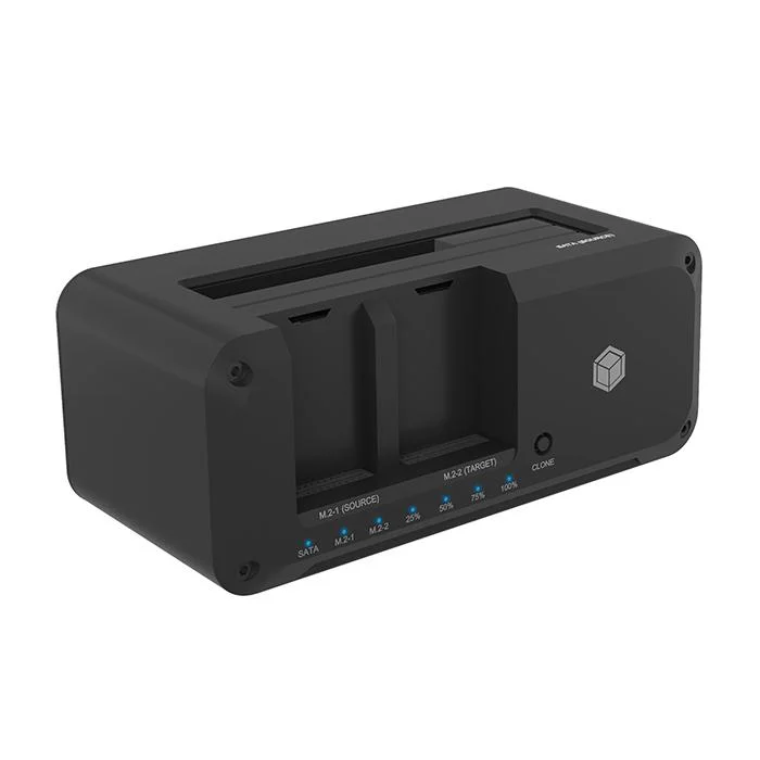 Φωτογραφία προϊόντος: ICY BOX Docking Station για σκληρούς δίσκους SATA HDD/SSD 2.5\" & 3.5\" και 2x M.2 NVMe με σύνδεση USB 3.2 Gen 2x1 και λειτουργία Cloning.