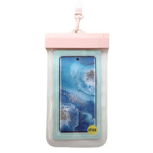 Φωτογραφία προϊόντος: Waterproof Θήκη inos για Smartphones έως 6.9" Διάφανο-Ροζ N64877