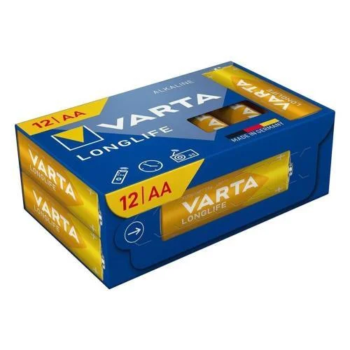 Φωτογραφία προϊόντος: Μπαταρία Alkaline Varta Longlife AA LR06 Plastic Free (12 τεμ.) N69463
