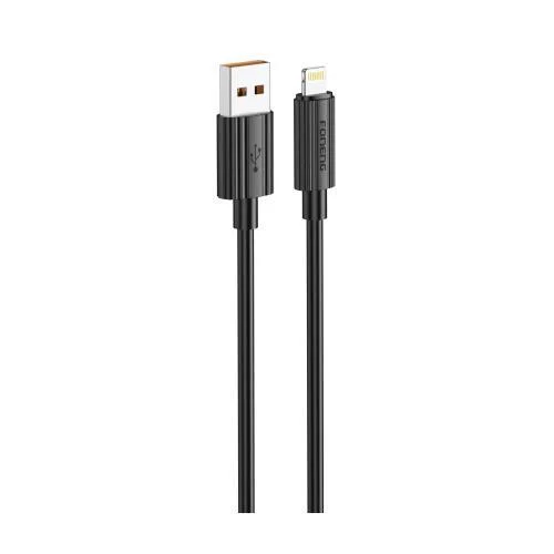 Φωτογραφία προϊόντος: Καλώδιο Σύνδεσης USB 2.0 Foneng XS07 USB A σε Lightning 12W 2.4Α 1.2m Μαύρο N68703