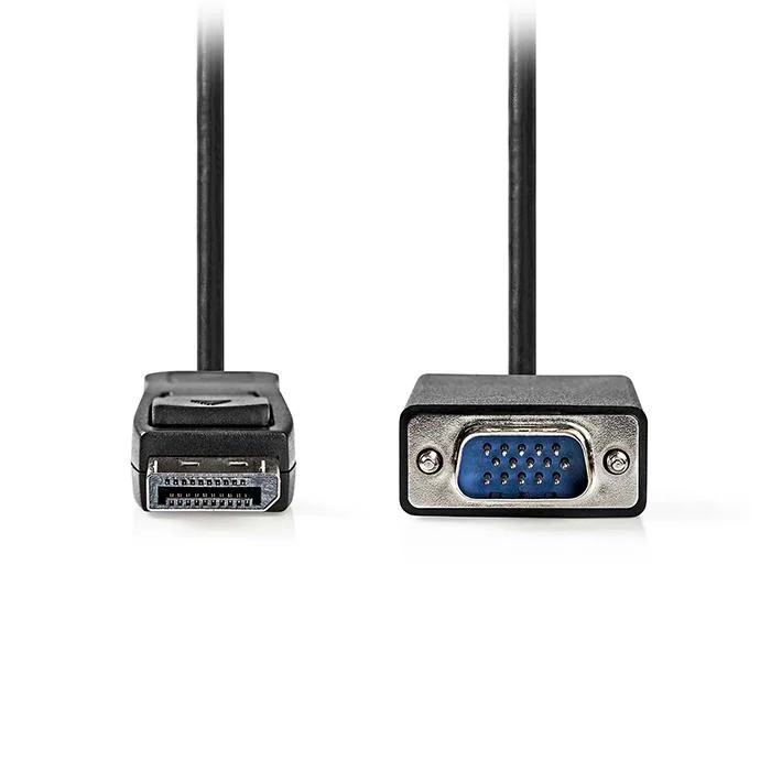 Φωτογραφία προϊόντος: NEDIS Καλώδιο εικόνας DisplayPort αρσ. - VGA αρσ., 2.00m σε μαύρο χρώμα.