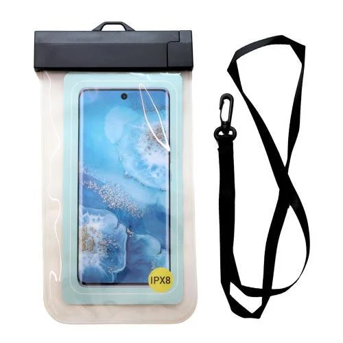 Φωτογραφία προϊόντος: Waterproof Θήκη inos για Smartphones έως 6.9" Διάφανο-Μαύρο N64875