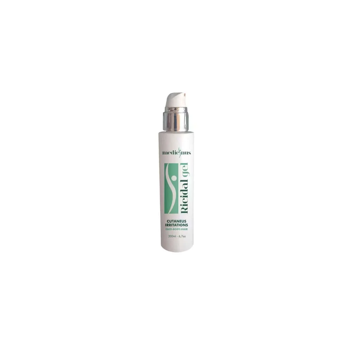 Φωτογραφία προϊόντος: Medipharmacy Medicinus Ricidal Gel Αντιβακτηριδιακό Καθαριστικό για Πρόσωπο-Σώμα-Τριχωτό 200 ml