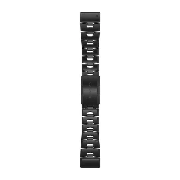 Φωτογραφία προϊόντος: Garmin QuickFit 26 Watch Band Vented Titanium Bracelet with Carbon Gray DLC Coating έως 12 άτοκες δόσεις ή 24 δόσεις
