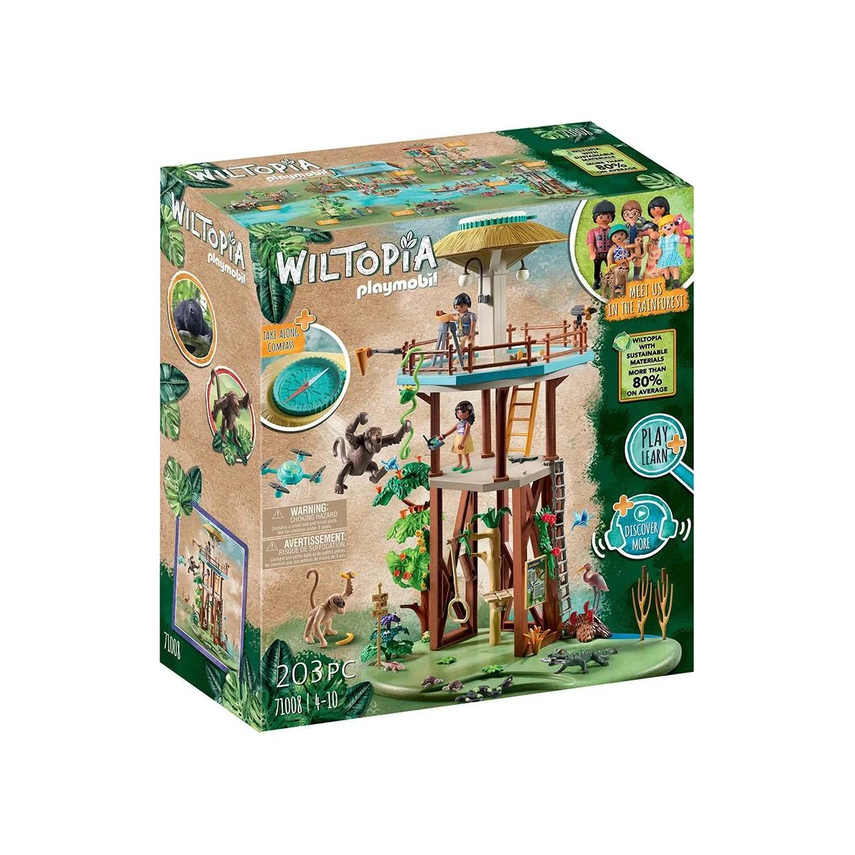 Φωτογραφία προϊόντος: Playmobil 71008 Wiltopia - Παρατηρητήριο με πυξίδα