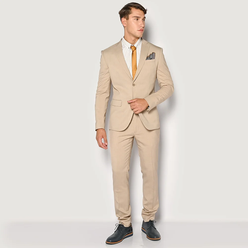 Φωτογραφία προϊόντος: Ανδρικό Κοστούμι Sogo Slim Fit Μπεζ