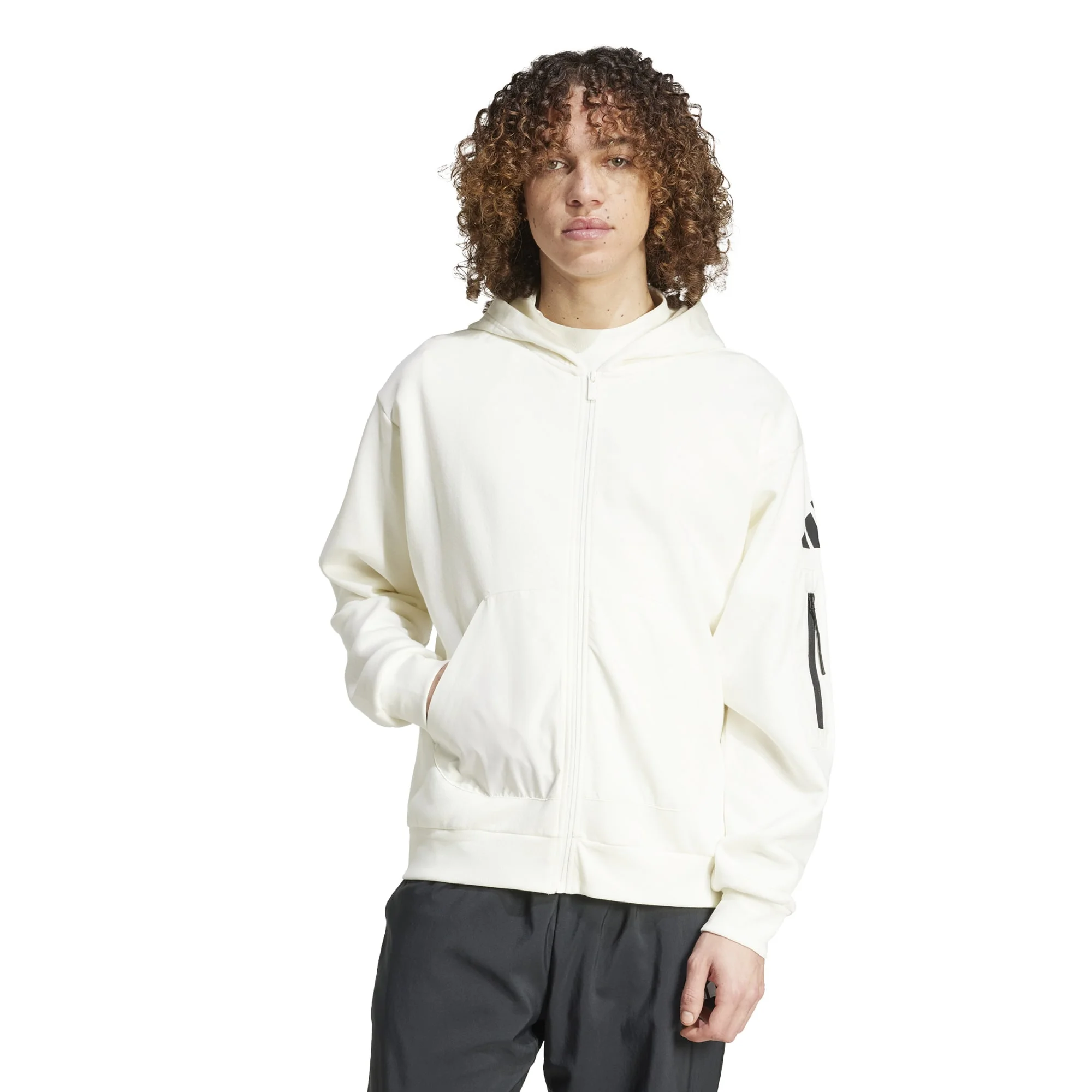 Φωτογραφία προϊόντος: Adidas City Escape Fleece Full-Zip Hoodie JF3296 Λευκό
