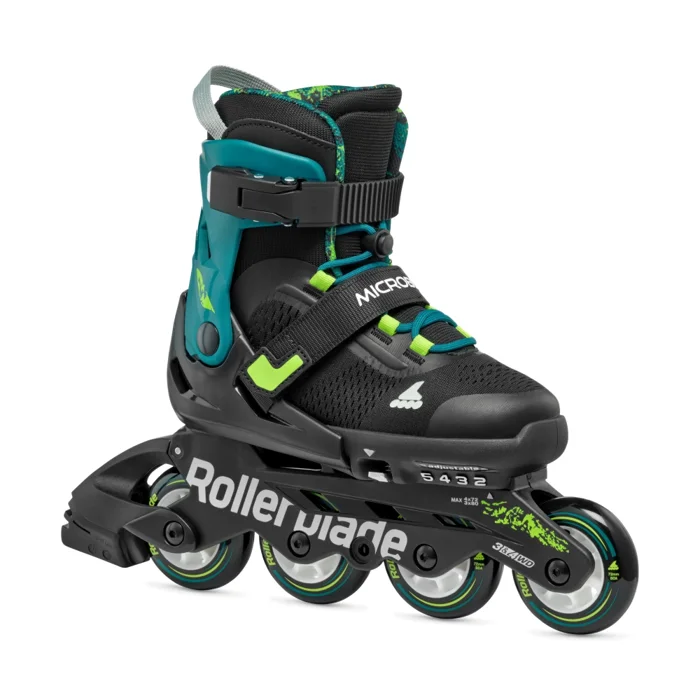 Φωτογραφία προϊόντος: ROLLERBLADE Microblade XT Αυξομειούμενα Πατίνια - Μαύρο/Πετρόλ Πράσινο 43.075152/BL/PGR