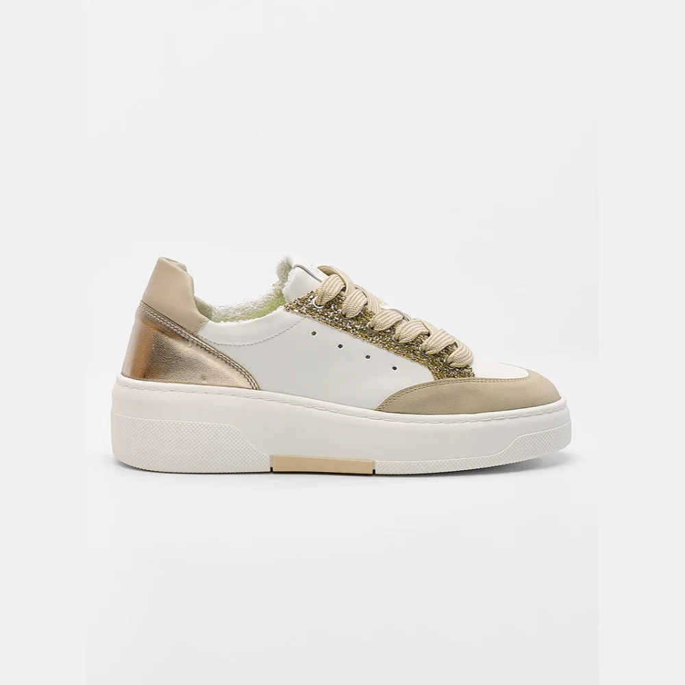 Φωτογραφία προϊόντος: Comart Sneakers Γυναικείο HT Άσπρο ART/5576 CHAMPAGNE