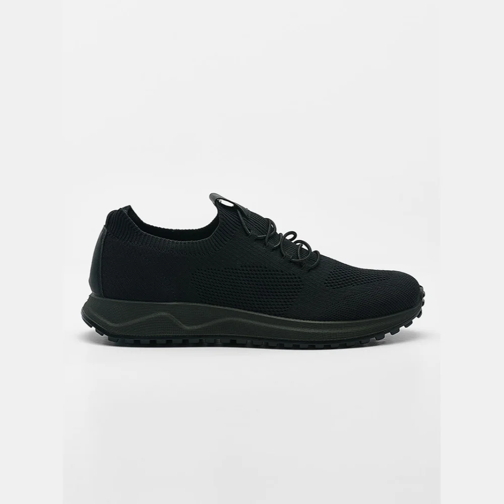 Φωτογραφία προϊόντος: Imac Sneakers Ανδρικό ύφασμα/δέρμα Nubuck Μαύρο IMA/752690 NERO