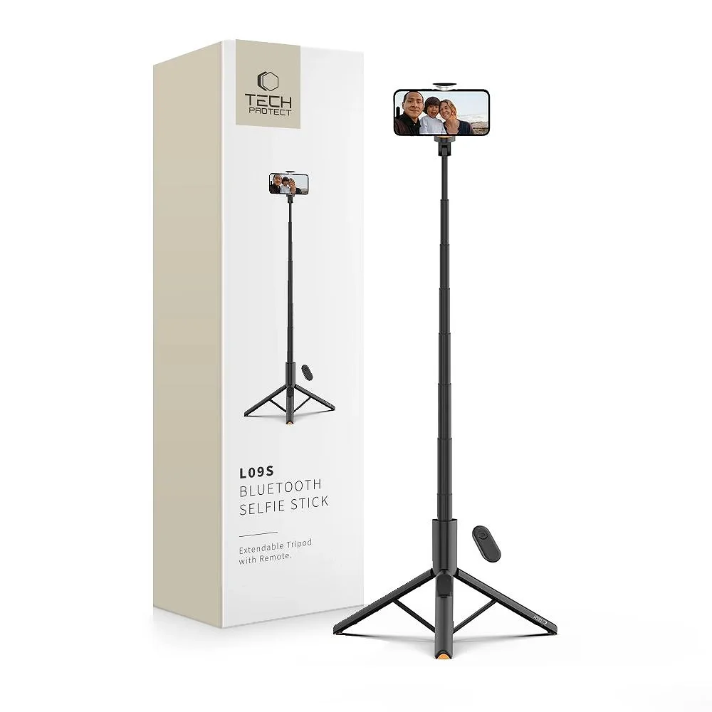 Φωτογραφία προϊόντος: Tech-Protect L09S Bluetooth Selfie Stick Tripod Black