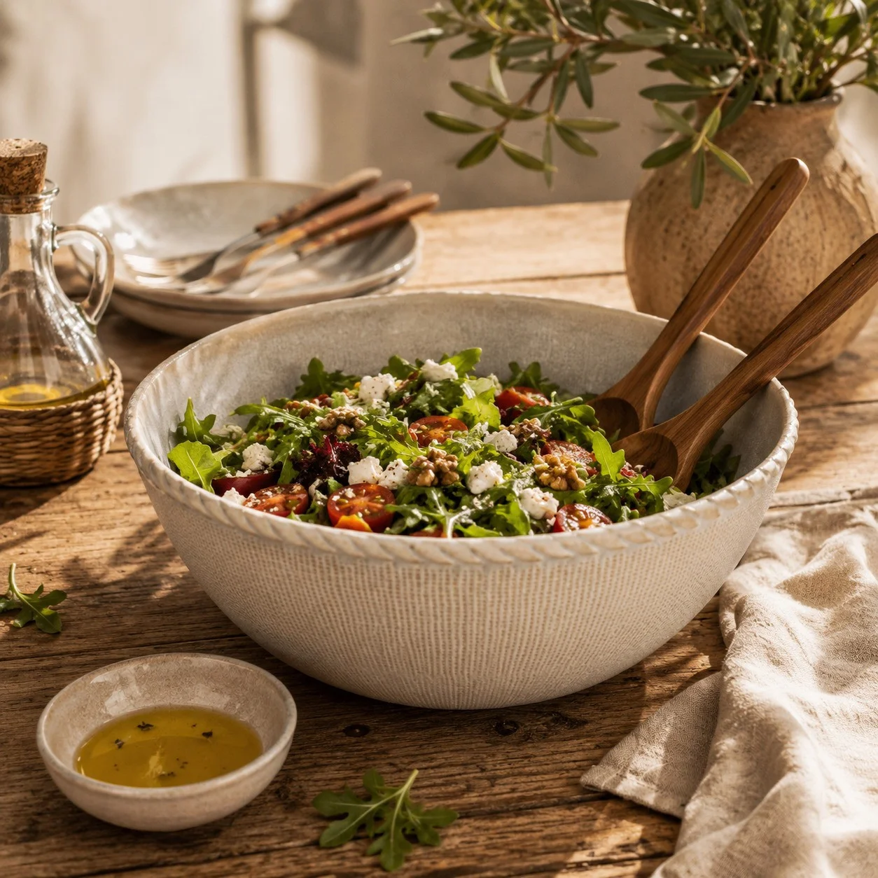Φωτογραφία προϊόντος: HOME FASHION ACCESSORIES HFA Μπολ Σαλάτας Πορσελάνης Canvas Sky 27cm