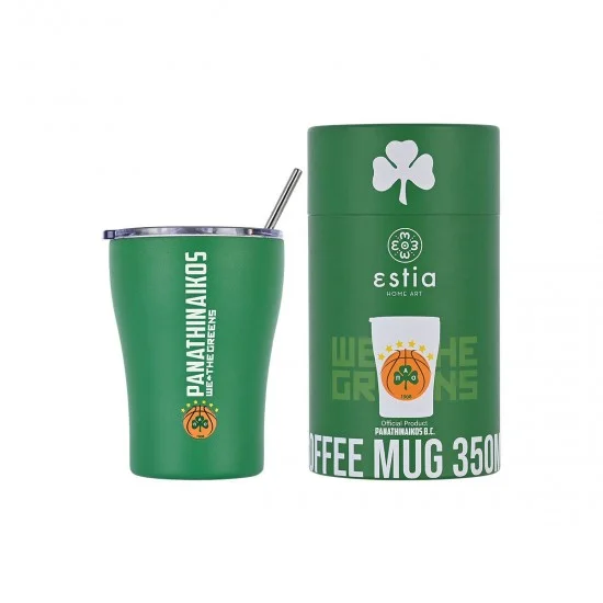 Φωτογραφία προϊόντος: Estia Home Art ΘΕΡΜΟΣ COFFEE MUG PANATHINAIKOS BC EDITION 350ml
