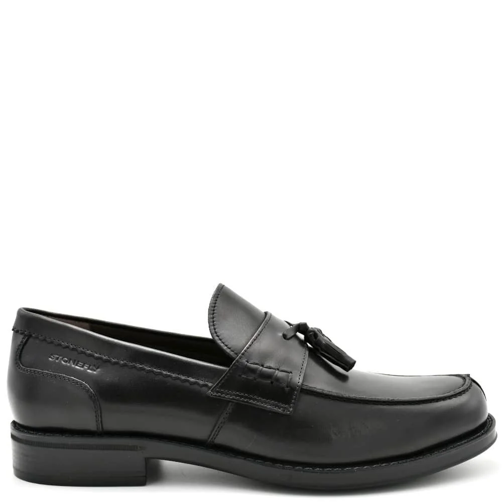Φωτογραφία προϊόντος: Loafers Ανδρικά Stonefly 214525 000 Bliss 2 σε μαύρο δέρμα