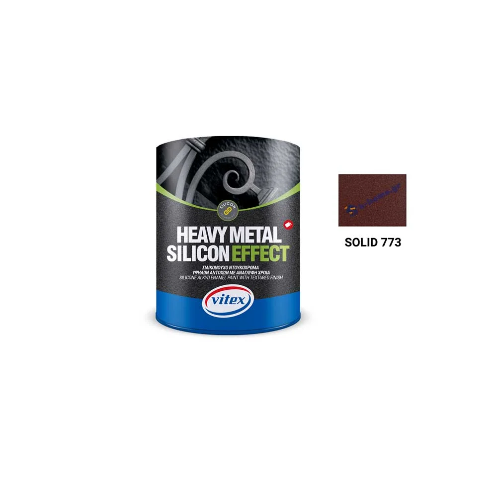 Φωτογραφία προϊόντος: Vitex HEAVY METAL SILICON EFFECT για Μέταλλο και Ξύλο ΜΑΤ 773-Solid 750 ml