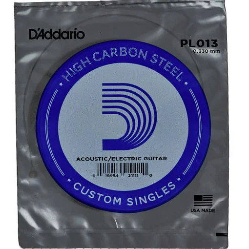 Φωτογραφία προϊόντος: dAddario D'Addario PL013 Plain Steel Χορδή Ακουστικής/ Ηλεκτρικής Κιθάρας