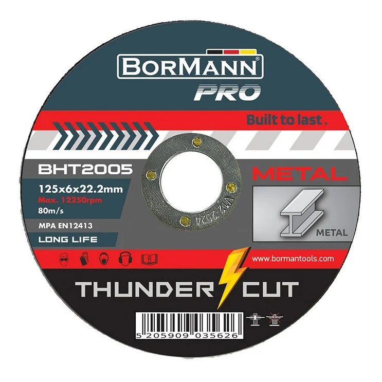 Φωτογραφία προϊόντος: BORMANN Δίσκος Λείανσης Thunder Cut Φ125x6mm BHT2005