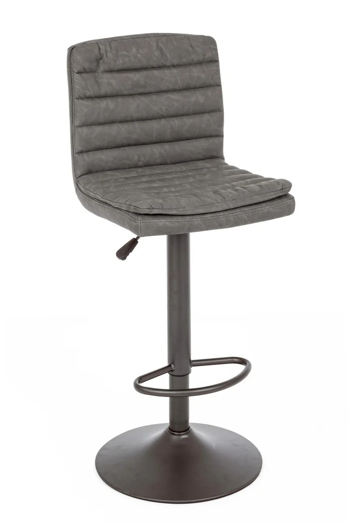 Φωτογραφία προϊόντος: Σκαμπό Bar "Connor" Dark Grey 41x50x94,5/115,5/63,5/84,5cm (Bizzotto) (BZ-0733354)
