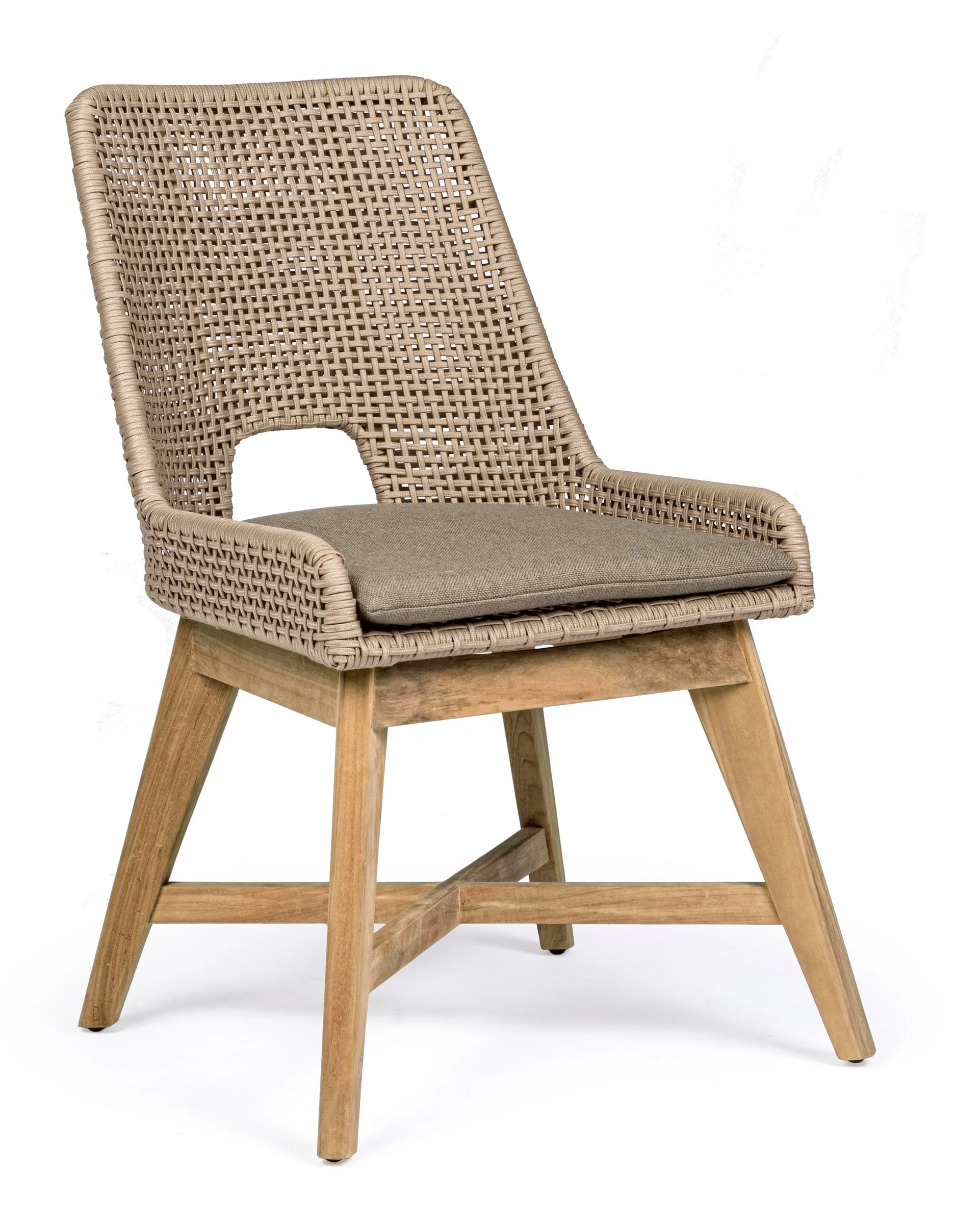 Φωτογραφία προϊόντος: Premium Πολυθρόνα Teak Rattan "Hesperia" Taupe (Bizzotto) (BZ-0804730)