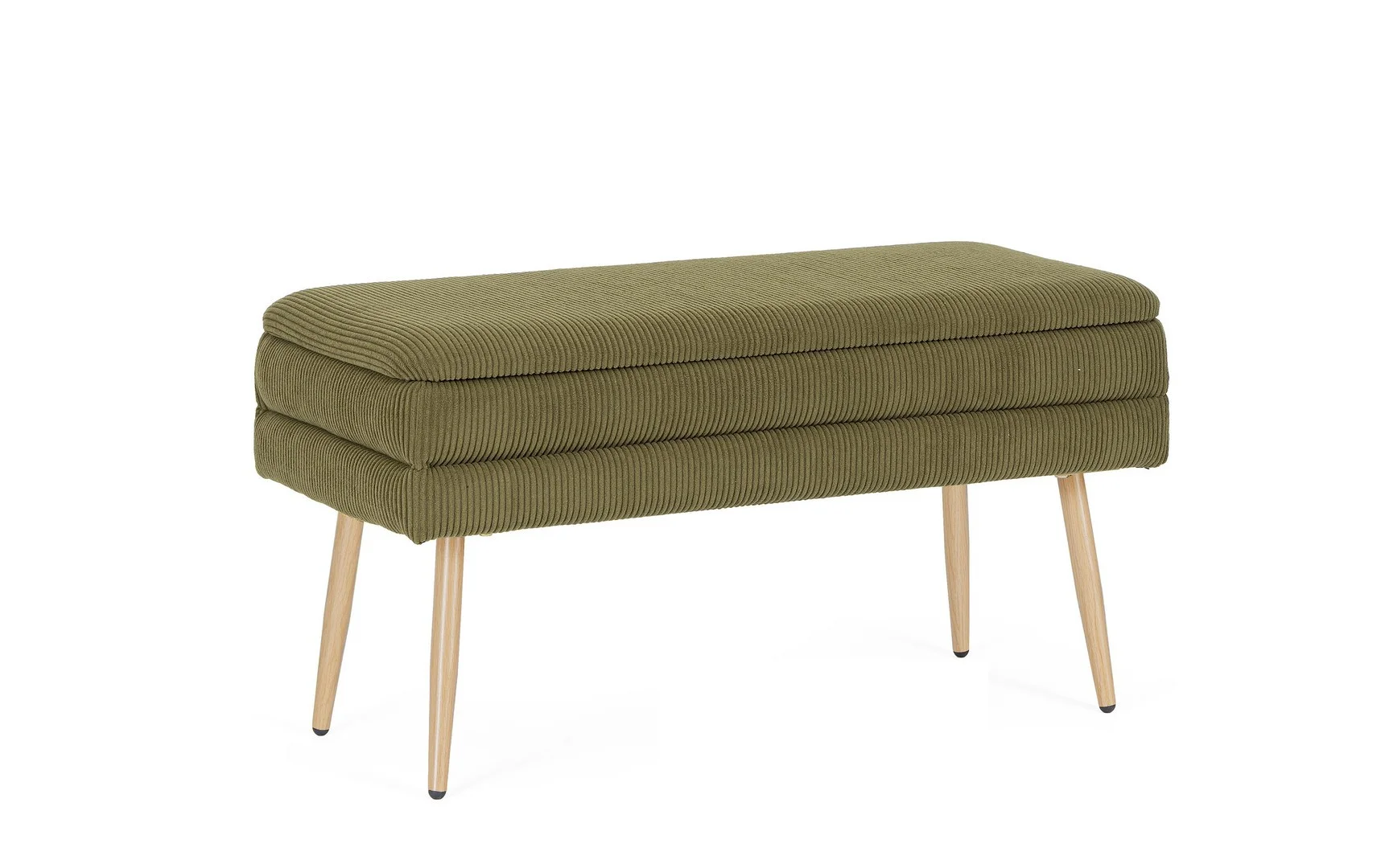 Φωτογραφία προϊόντος: Ταμπουρέ "Olga" Forest Green Storage 37x79cm (Bizzotto) (BZ-0721882)