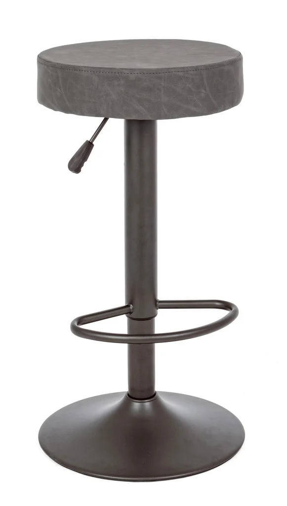Φωτογραφία προϊόντος: Σκαμπό Bar "Piper " Dark Grey 35x35x64/85cm (Bizzotto) (BZ-0733337)