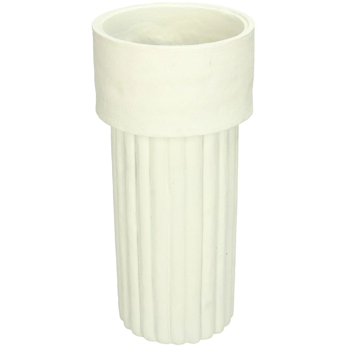 Φωτογραφία προϊόντος: ArteLibre Βάζο Ιβουάρ Polyresin 12.4x12.4x25.5cm