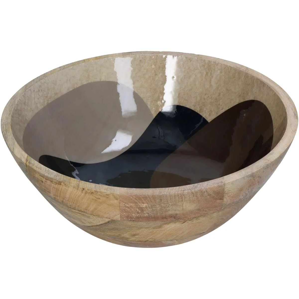 Φωτογραφία προϊόντος: ArteLibre Μπολ Μπεζ Ξύλο 30x30x12cm