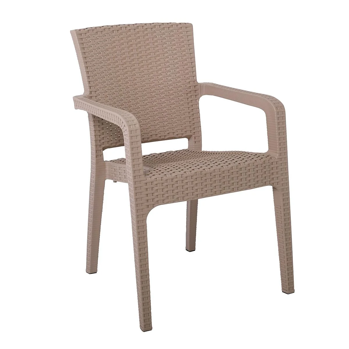 Φωτογραφία προϊόντος: Woodwell Πολυθρόνα LORA Cappuccino PP 57x57x87cm