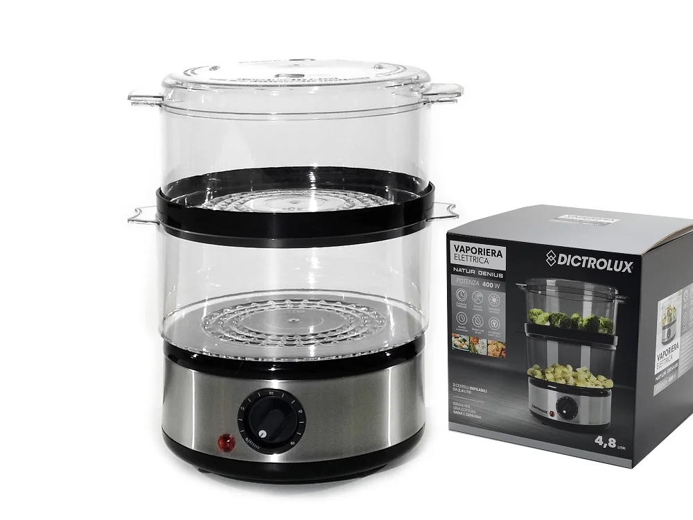 Φωτογραφία προϊόντος: Smart Market Ατμομάγειρας Inox 4.8lt 400W