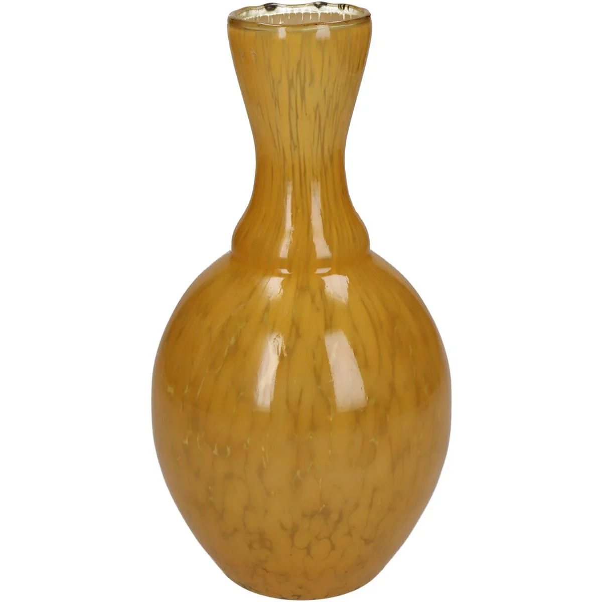 Φωτογραφία προϊόντος: ArteLibre Βάζο Ώχρα Γυαλί 12x12x23cm