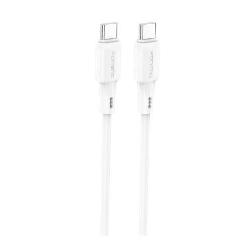 Φωτογραφία προϊόντος: Καλώδιο Σύνδεσης USB 2.0 Foneng X120 Silicone USB C σε USB C 100W 1m Λευκό N68797