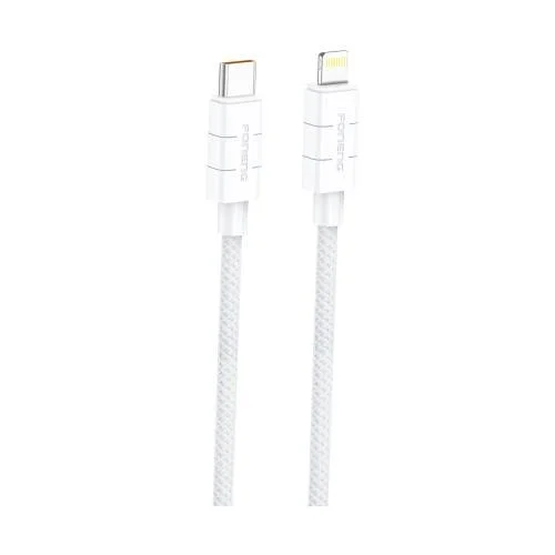 Φωτογραφία προϊόντος: Καλώδιο Σύνδεσης USB 2.0 Foneng XS02 Braided USB C σε Lightning PD 27W 1.2m Λευκό N68678